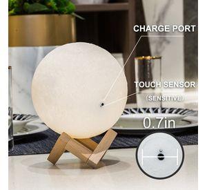 Lampara Luna 3d Led Mágica Corriente Habitación Rondon