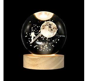 Lampara Bola De Cristal LED Astronauta