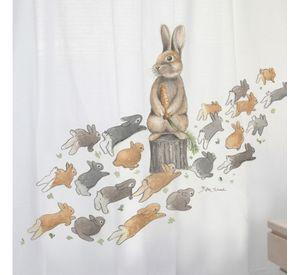 CORTINA DE BAÑO ALGODÓN PEDRO RABBIT