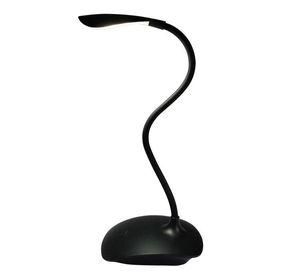 LAMPARA SOBREMESA LED NEGRA USB 1X3W