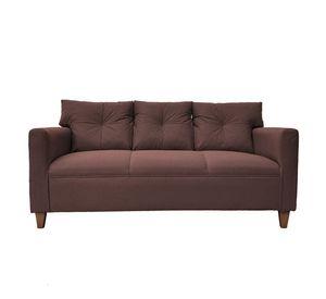 Sofá Mateo Chenille Cafe Pata Madera 3C