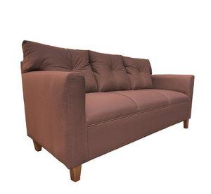Sofá Mateo Chenille Cafe Pata Madera 3C