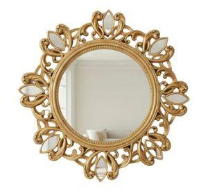 Espejo Decorativo Pared Circular Ornamental Elegante Jhn