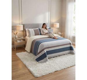Juego De Cubrecama Sherpa Y Sabanas King Ultra Suaves m7