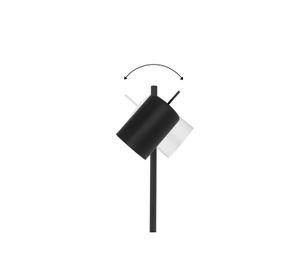 Lámpara Escritorio Silo 1 Luz Negro Mate