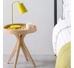 LÁMPARA SOBREMESA METÁLICA AMARILLA E27 1X40W