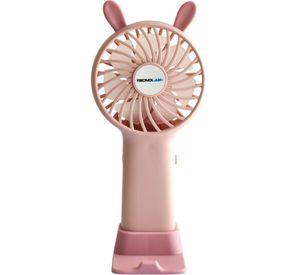 Mini Ventilador Portátil Recargable Rosa TL672P