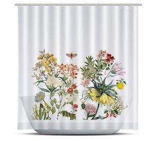 Cortina de Baño Velo Organza Botánica