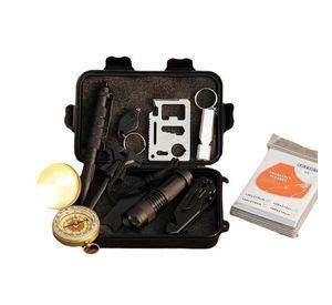 Kit Herramientas De Supervivencia Camping 10 En 1