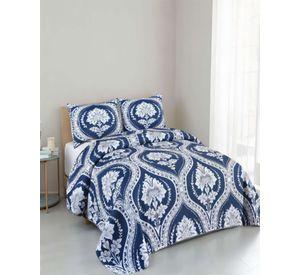 CUBRECAMA DE VERANO CON DISENO Y POMPON KING MULTICOLOR 06