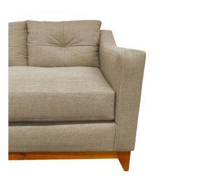 SOFÁ CARRERA CHENILLE BEIGE 3 CUERPOS