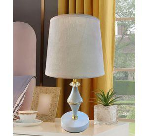 Lámpara Velador Mesa Moderna Dormitorios Blanca Jhn