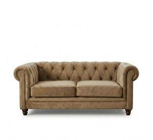 SOFA FLORENCIA 2C TELA VELVET BEIGE