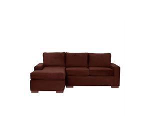 SECCIONAL IZQ LIVORNO TELA VELVET CHOCOLATE