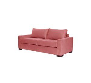 SOFA LIVORNO 3C TELA VELVET PALO ROSA
