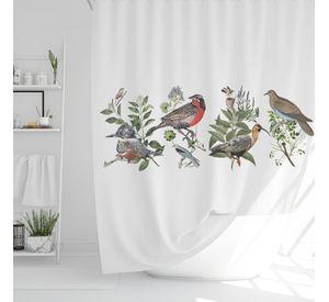 Cortina de Baño Pajaros Nativos