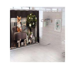 CORTINA DE BAÑO CON FORRO DE DUCHA 180 cm L31