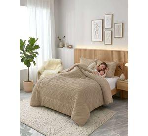 Cubrecama 2 Plazas Con Relieve Cobertor Elegante Suave D3