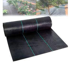 Malla Antimaleza Cubresuelo Cultivo Ground Cover 2x10m