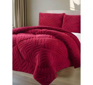 COBERTOR ELEGANTE DE INVIERNO CON CHIPORRO 2 PLAZAS05