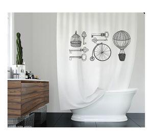 Cortina de Baño Retro
