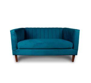 SOFA SORRENTO 2C TELA VELVET VIVIAN AZUL