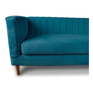 SOFA SORRENTO 2C TELA VELVET VIVIAN AZUL