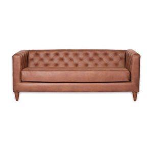 SOFA BRESCIA 3C CUERO KENTUCKY TABACO