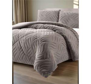 COBERTOR ELEGANTE DE INVIERNO CON CHIPORRO 2 PLAZAS10