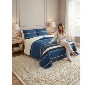 Set Cubrecama Sherpa Con Sabanas Termicas King m3