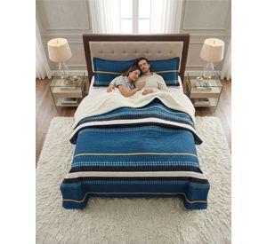Set Cubrecama Sherpa Con Sabanas Termicas King m3