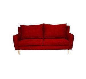 Sofá Lenora Felpa Rojo 2C