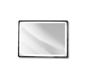 Espejo rectangular con luz led blanca 80×60 cm