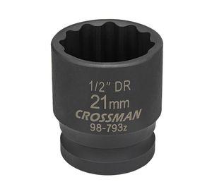 Llave Dado Crossman Fosfatado 1/2 Dr Sh # 98-793z 21mm