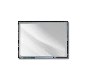 Espejo rectangular con luz led blanca 80×60 cm