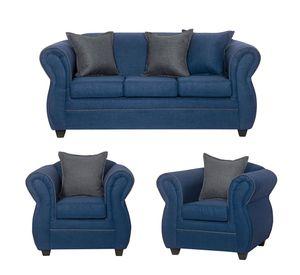 Juego de Living 3 1 1 Emili Azul
