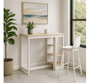 Mesa Bar Minimalista Multiuso Confort de 105Cm Organizador y Escritorio