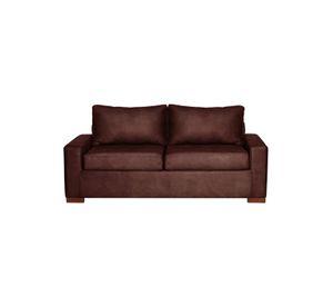 SOFA LIVORNO 3C CUERO KENTUCKY CAFÉ MORO