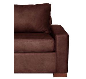 SOFA LIVORNO 3C CUERO KENTUCKY CAFÉ MORO