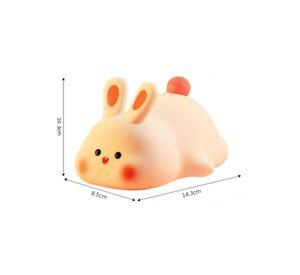 Lampara Nocturna Conejo c/sensor Bebes - Niños Espanta Cuco