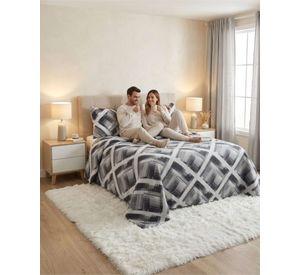 Set Cubrecama Sherpa Con Sabanas Termicas 2 Plazas m5