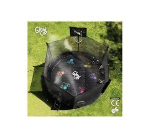 Cama elástica GlowUp Limited Edition R6053 con diámetro de 3,05 m y ancho de 305 cm negra