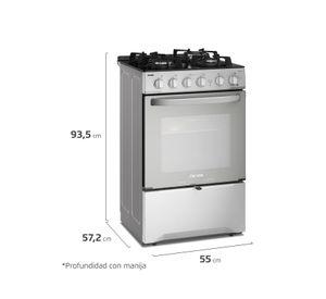 Kit Cocina 4 Platos F 3000 RT + Campana Empotrada FG 7770