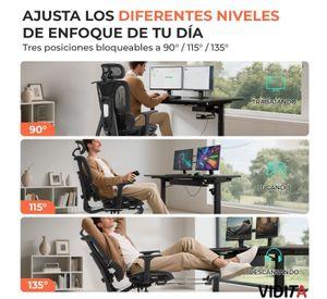 Silla Escritorio Proteo Super Ergonomica Con Malla Aerovith