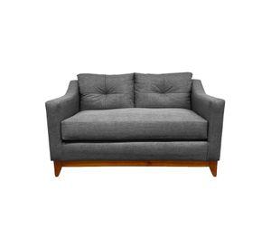 SOFÁ CARRERA CHENILLE GRIS 2 CUERPOS