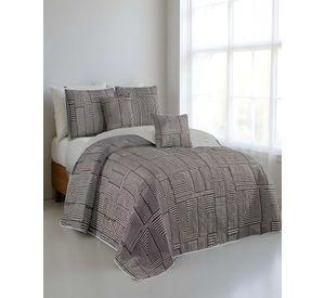 CUBRECAMA CON DISEÑOS  KING 250 X 270 CM + 2 ALMOHADAS P07