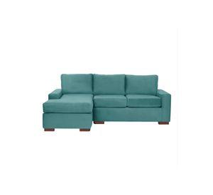 SECCIONAL IZQ LIVORNO TELA VELVET TURQUESA