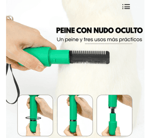 Cepillo Peine Quita Pelos Perros Y Gatos Boton De Limpieza
