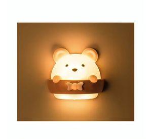 LÁMPARA LUZ LED DE PARED PARA NIÑOS DISEÑO OSO DOMA