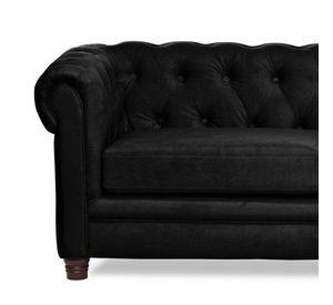 SOFA FLORENCIA 2C TELA VELVET NEGRO